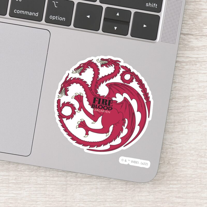 Targaryen Sigil Fire Blood Sticker Targaryen Sigil Fire Blood Sticker