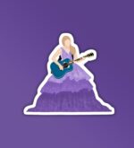 Taylor Swift Purple Eras Tour Sticker