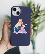 Taylor Swift With Blue Guitar Sticker