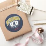 Ted Lasso AFC Richmond Athletic Circle Badge Classic Round Sticker