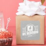 Ted Lasso AFC Richmond Athletic Stripe Graphic Square Sticker