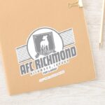 Ted Lasso AFC Richmond Athletic Stripe Graphic Sticker