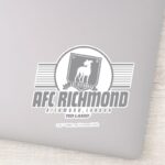 Ted Lasso AFC Richmond Athletic Stripe Graphic Sticker