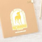 Ted Lasso AFC Richmond Gold Arched Logo Sticker