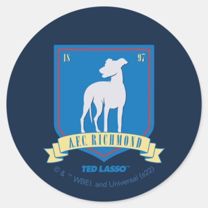 Ted Lasso AFC Richmond Team Logo Classic Round Sticker