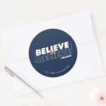 Ted Lasso Believe In Believe Classic Round Sticker