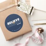 Ted Lasso Believe In Believe Classic Round Sticker