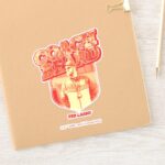 Ted Lasso Coach Beard Badge Sticker