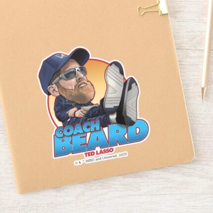 Ted Lasso Coach Beard Bobblehead Sticker