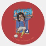 Ted Lasso Dani Rojas Bobblehad Classic Round Sticker