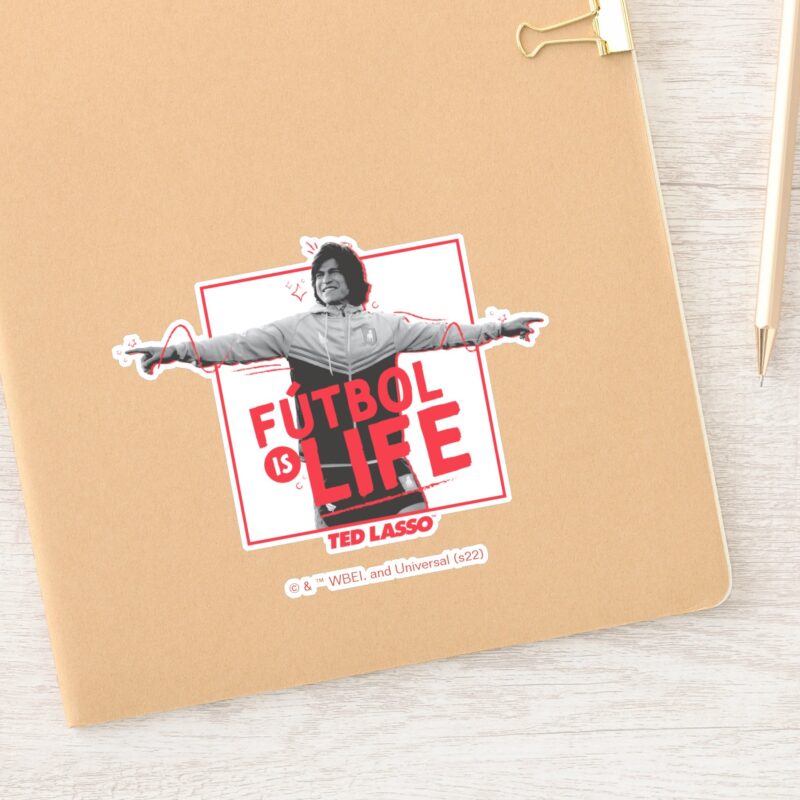 Ted Lasso Dani Rojas Futbol Is Life Sticker