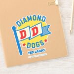 Ted Lasso Diamond Dogs Pennant Graphic Sticker