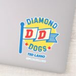 Ted Lasso Diamond Dogs Pennant Graphic Sticker