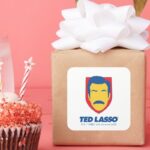 Ted Lasso Face Icon Square Sticker