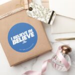 Ted Lasso I Believe In Believe Classic Round Sticker