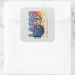 Ted Lasso Lasso Bobblehead Square Sticker