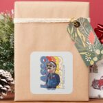 Ted Lasso Lasso Bobblehead Square Sticker