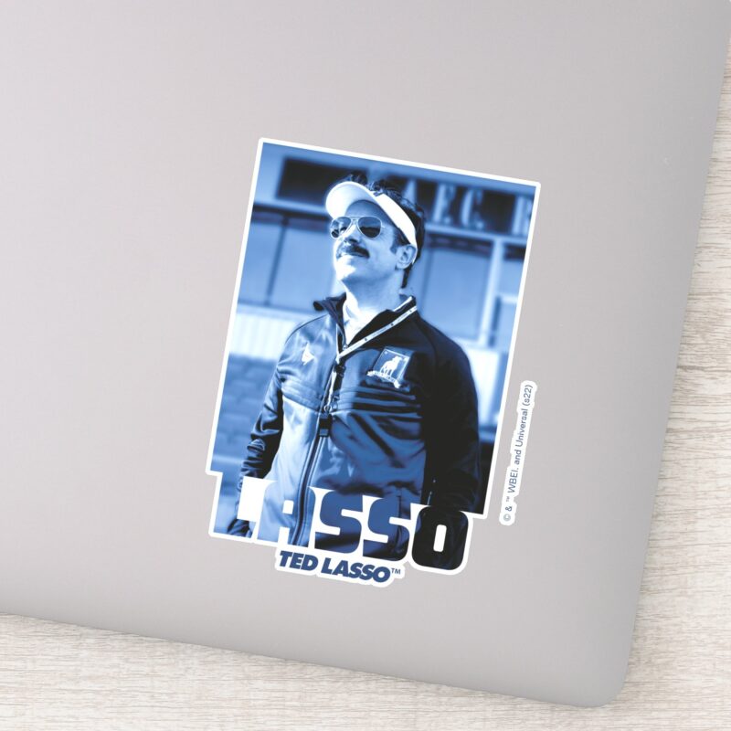 Ted Lasso Lasso Photo Portrait Graphic Sticker