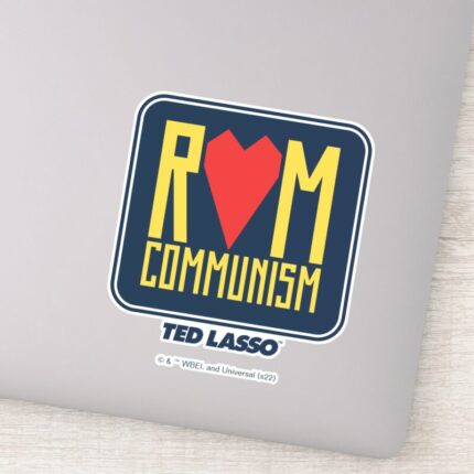 Ted Lasso Rom Communism Graphic Sticker