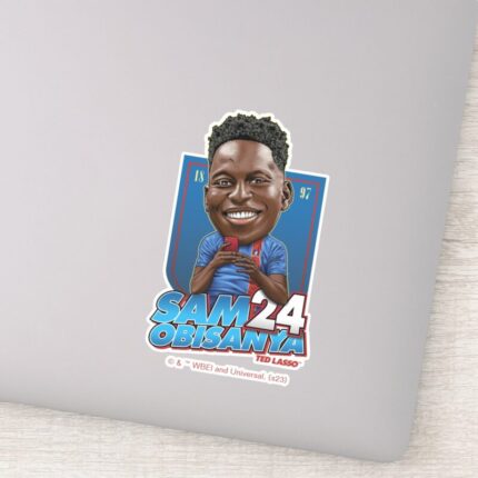 Ted Lasso Sam Obisanya Bobblehead Sticker
