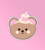 Teddy   Laptop Mobile Stickers