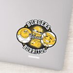Teen Titans Go Burgers Versus Burritos Sticker