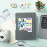 Teen Titans Go Cyborg Burger Rap Sticker