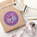 Teen Titans Go Ravens Emoticlones Classic Round Sticker