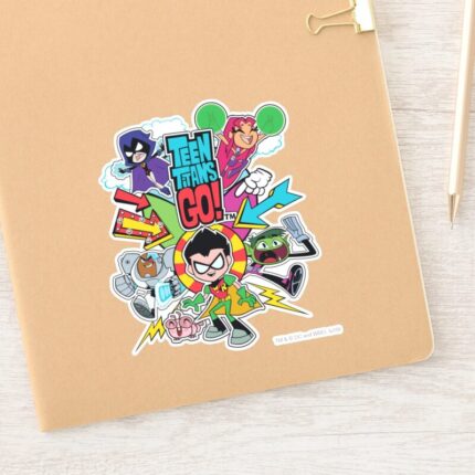 Teen Titans Go Team Arrow Graphic Sticker