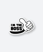 The Boss Sticker