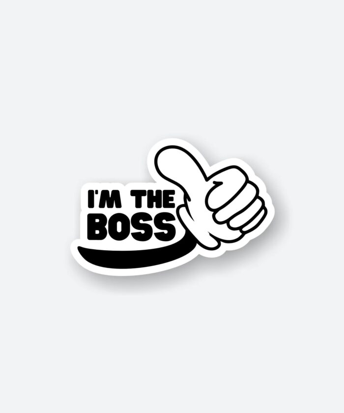 The Boss Sticker