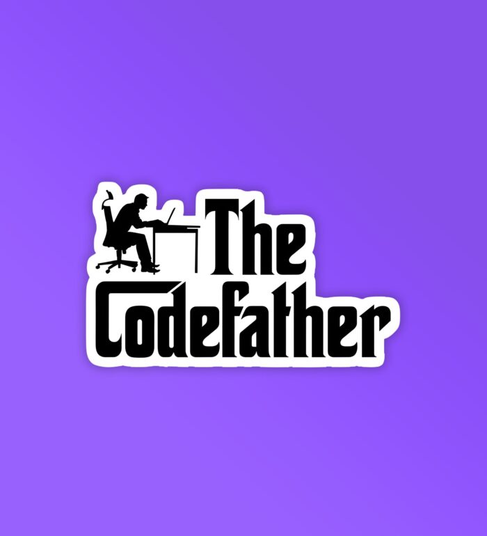 The Codefather Laptop   Mobile Stickers