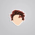 The Demon Slayers Scar Anime Stickers