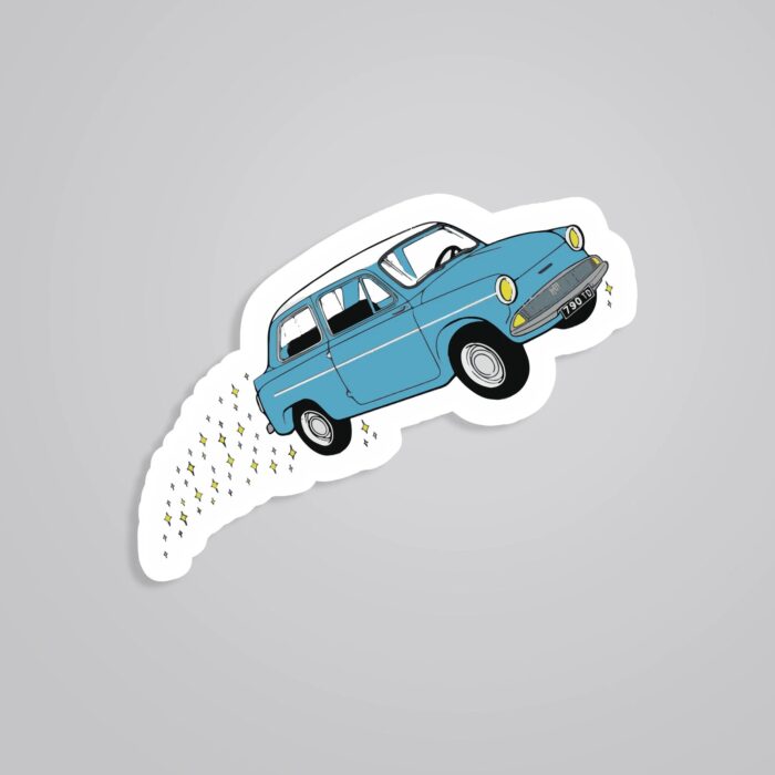 The Flying Ford Anglia Movies Stickers