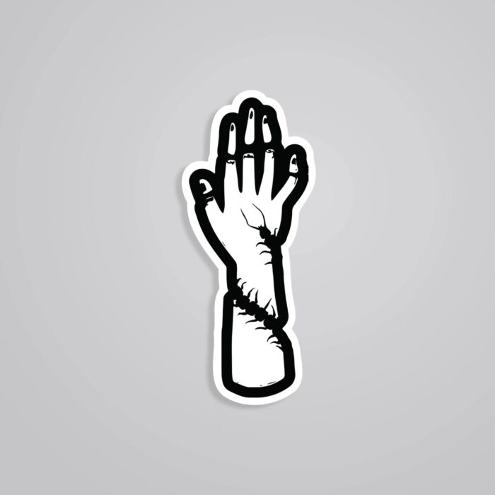 The Ghouls Cracking Hand Anime Stickers