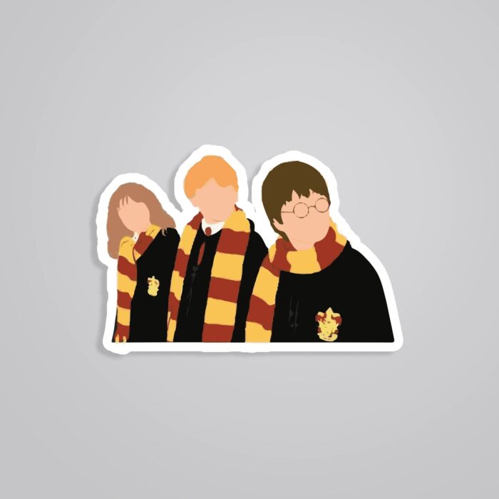 The Golden Trio Movies Stickers