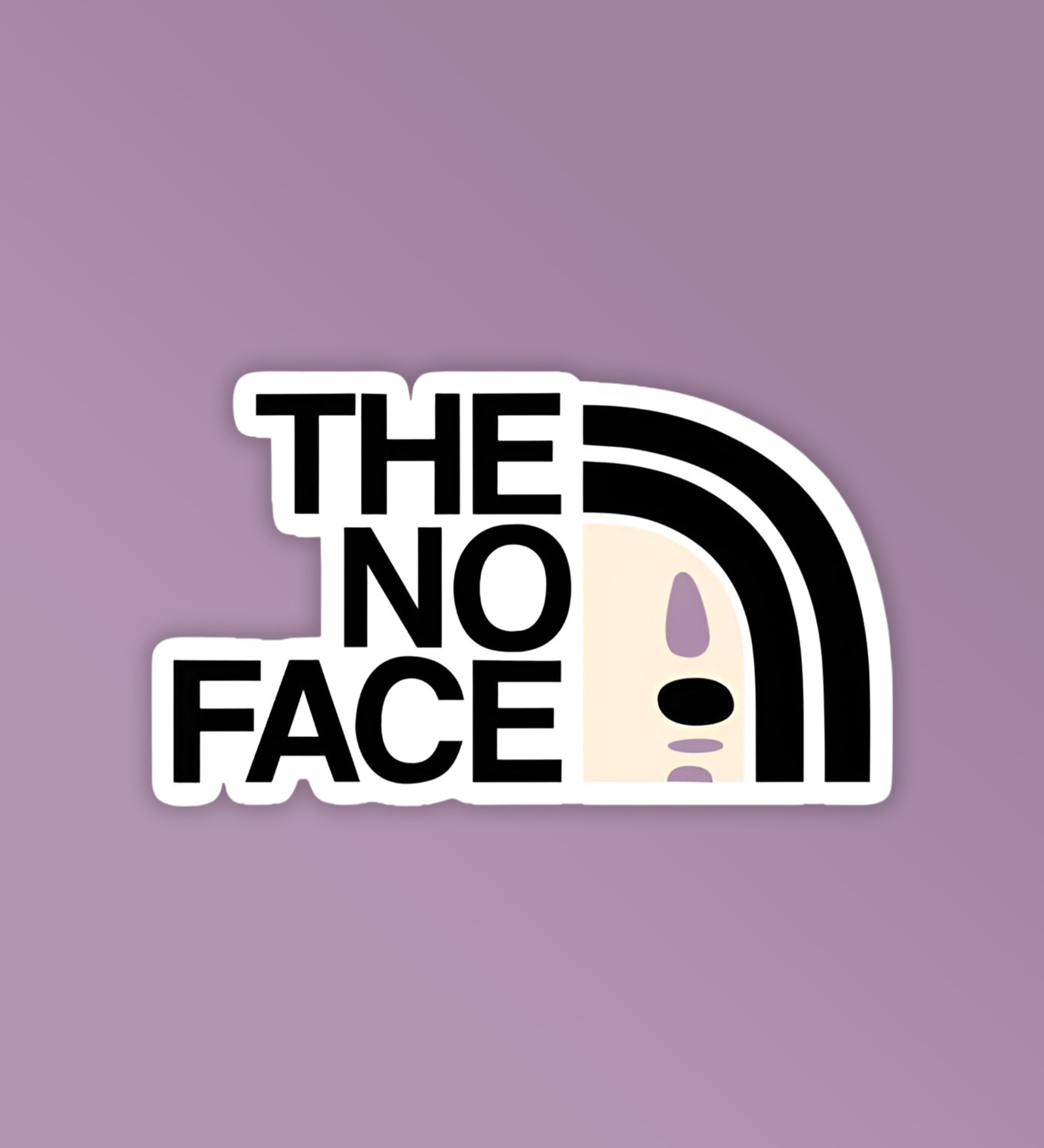 The No Face Laptop   Mobile Stickers
