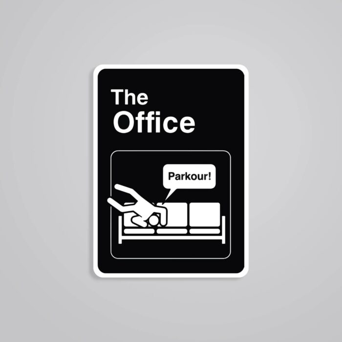 The Office Parkour TV Shows Stickers