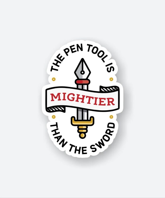 The Pen Tool Sticker