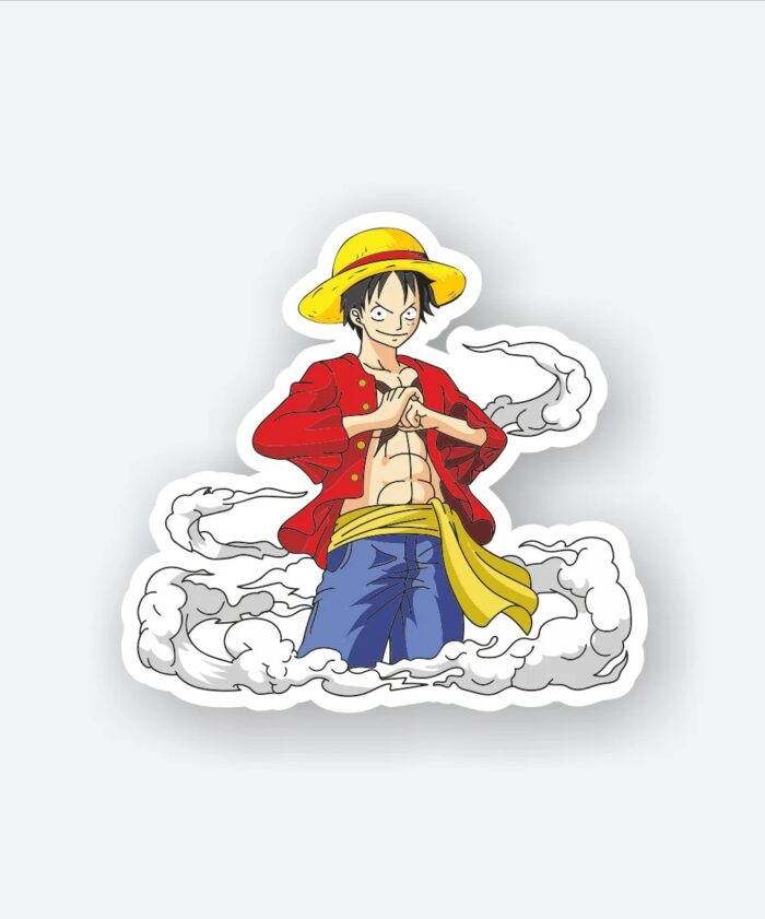 The Pirate King One Piece Sticker