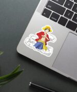 The Pirate King One Piece Sticker