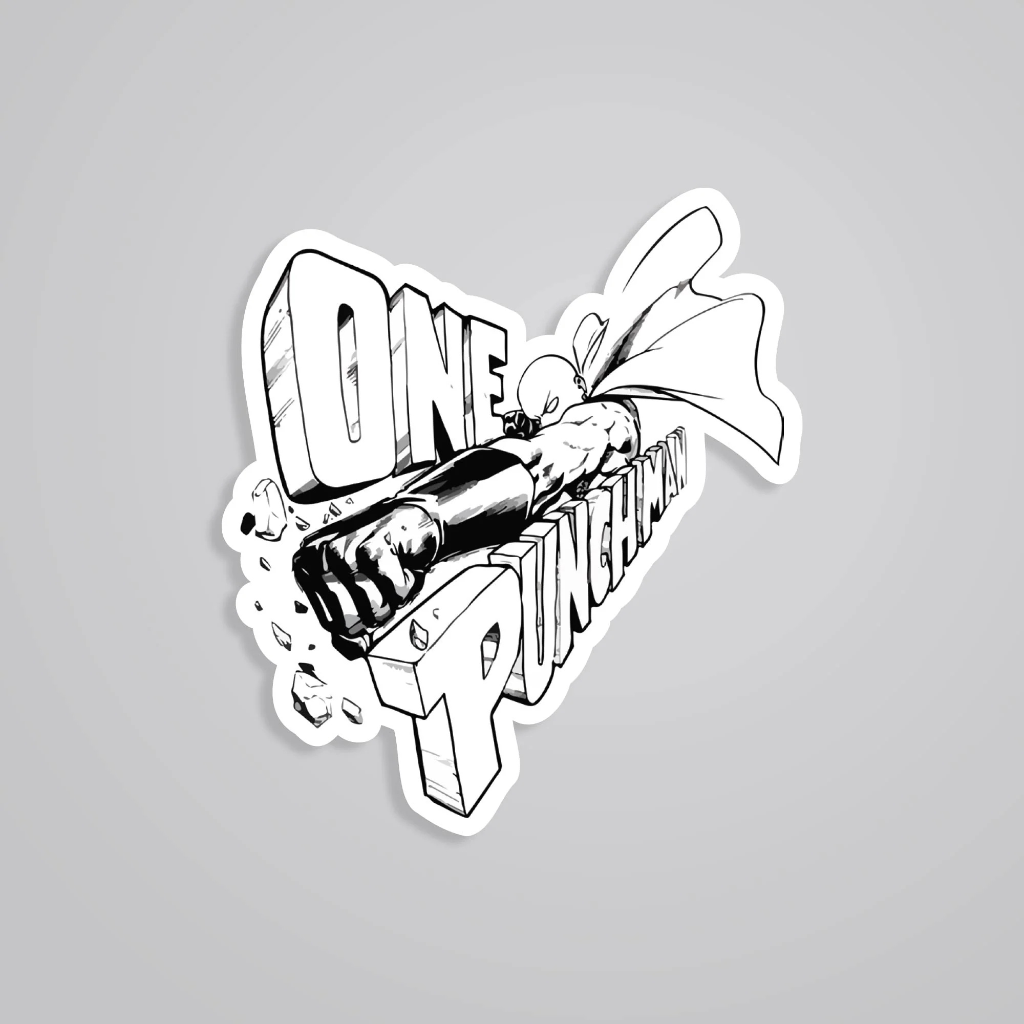 The Power Of One Punch Anime Stickers