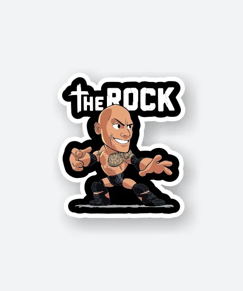 The Rock Sticker