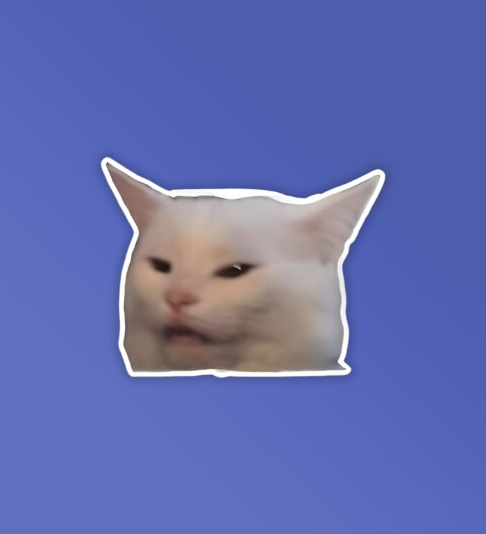 The Smudge Cat   Laptop Mobile Stickers