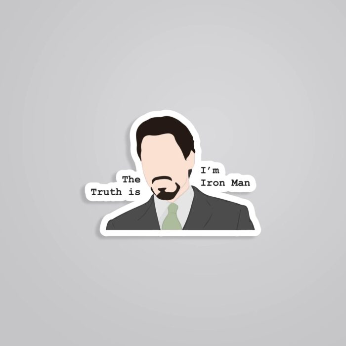 The Truth Is Im Iron Man Movies Stickers