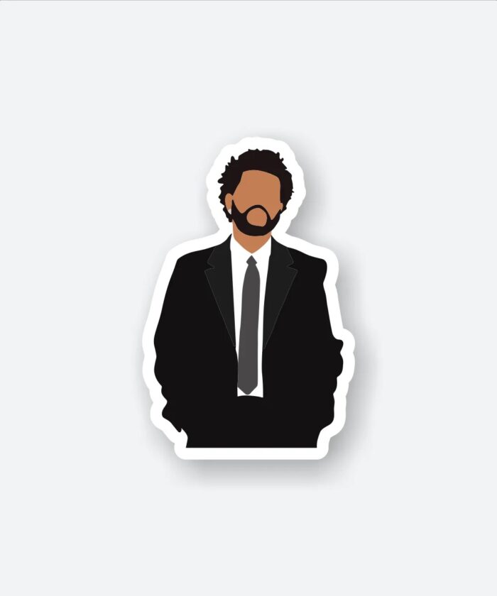 The Weeknd Suit Sticker