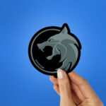 The Witcher Wolf Logo Sticker