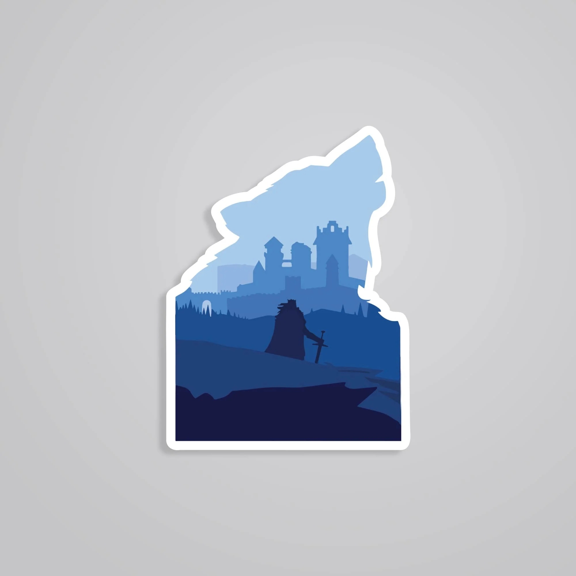 The Wolf Of Winterfell TV Shows Stickers