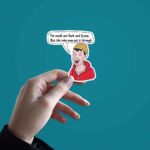 The Wood Are Dark Sticker