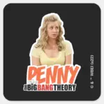 The Big Bang Theory Penny Square Sticker